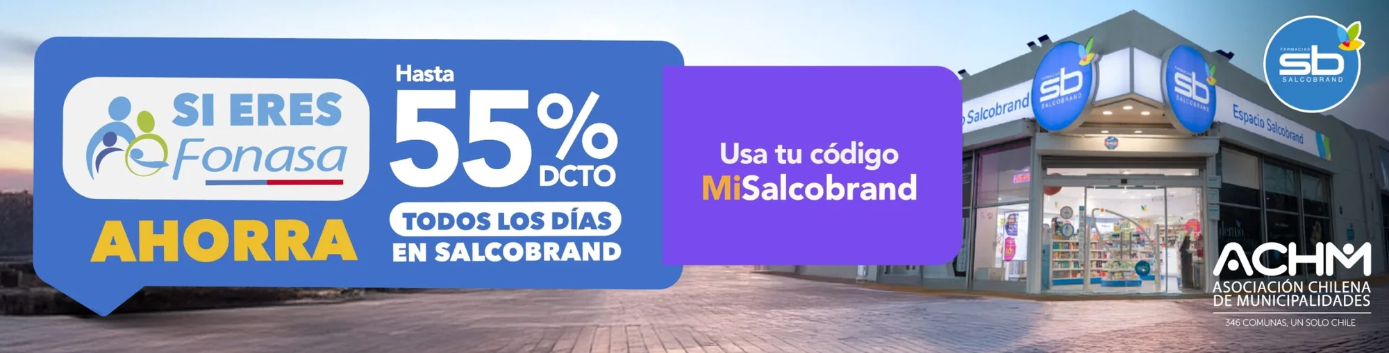 Convenio Salcobrand y FONASA — hasta 55% de descuento en medicamentos