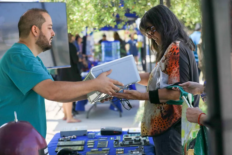 Parque Frei recibió la primera Feria de Reciclaje de La Florida