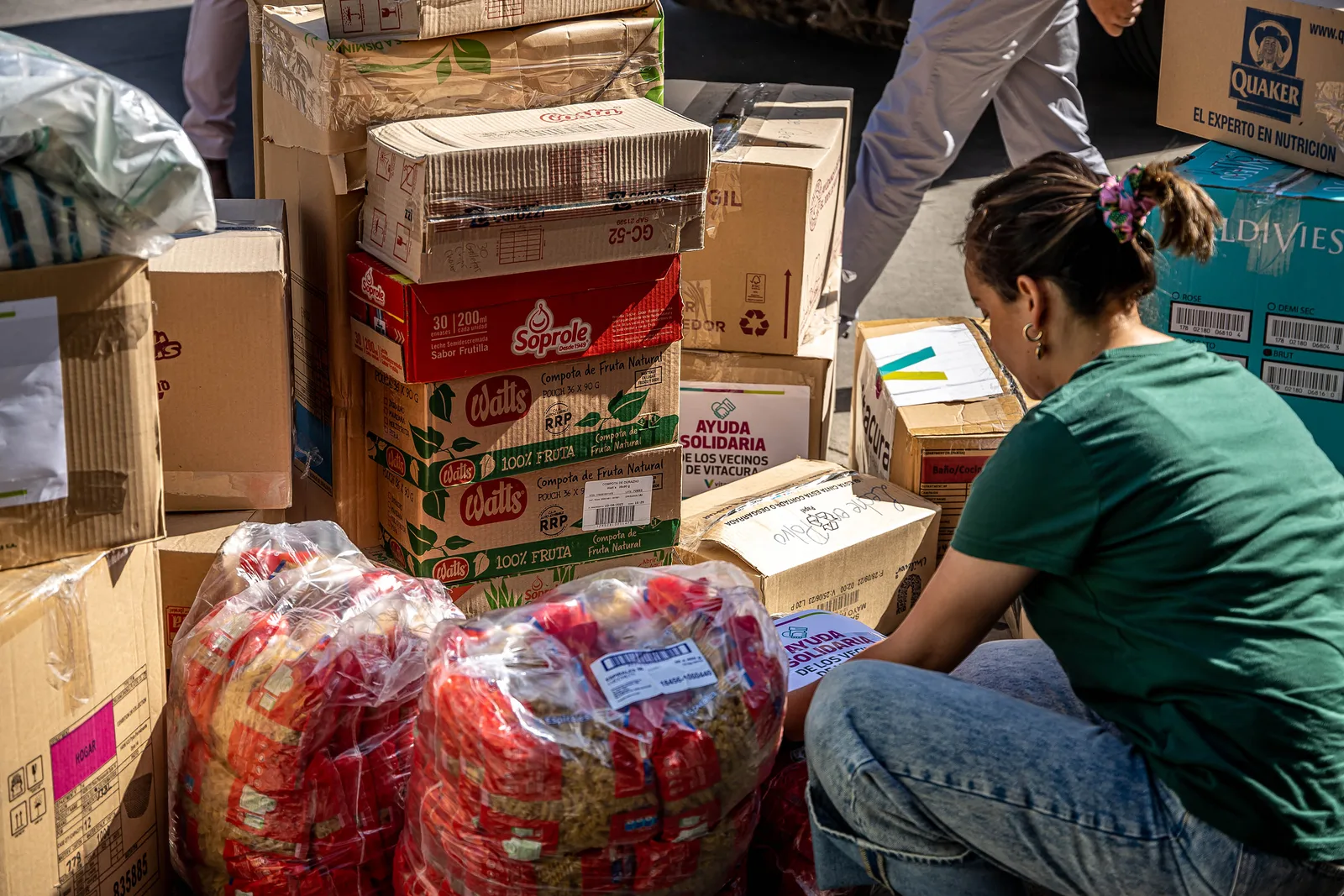 Municipalidad está recibiendo ayuda para afectados de los incendios forestales