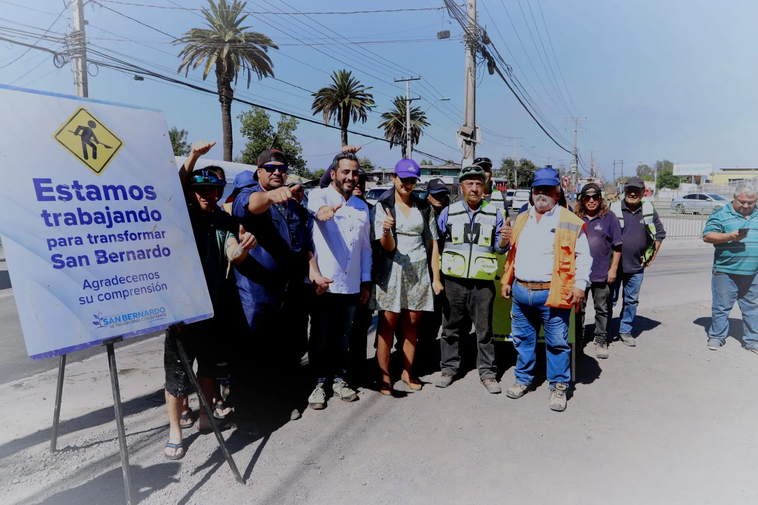 Obras de mejoramiento viales fueron realizadas con éxito entre las comunas de San Bernardo y Lo Espejo