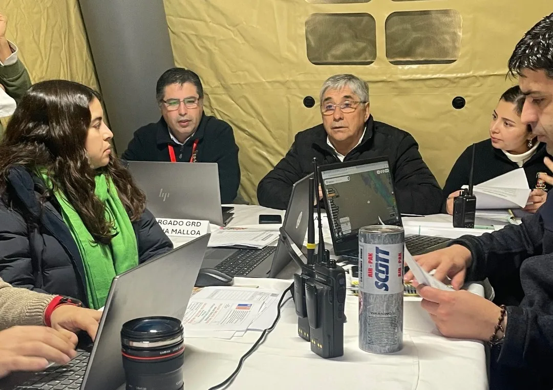 Municipalidad de Malloa participa de importante simulacro en Senapred O’Higgins