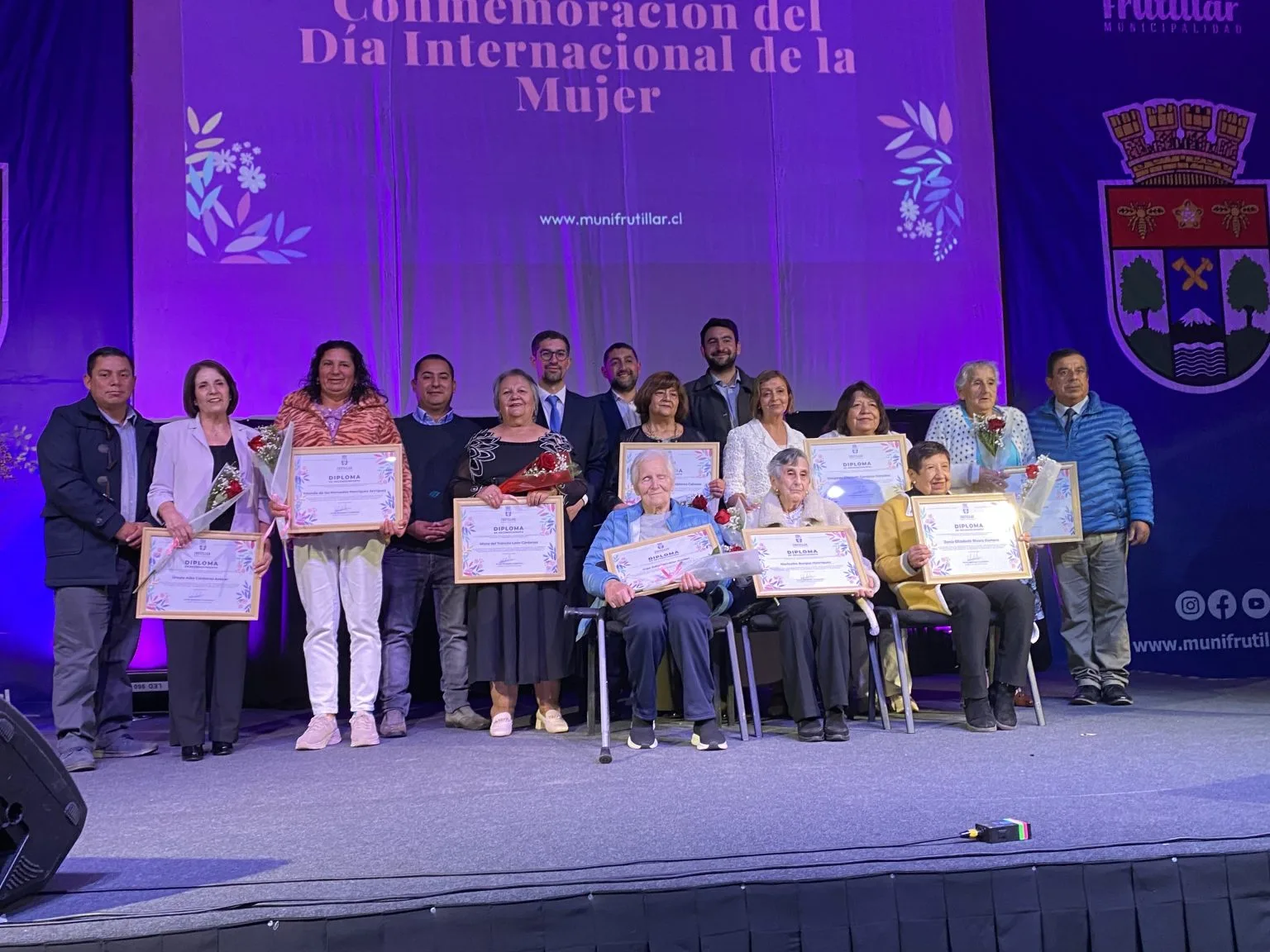 Municipalidad de Frutillar rinde homenaje a 9 vecinas en en Día Internacional de la Mujer