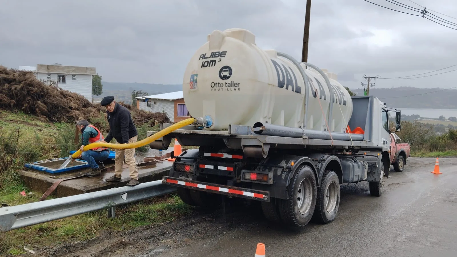Municipalidad de Dalcahue refuerza compromiso con el agua en un invierno especialmente difícil
