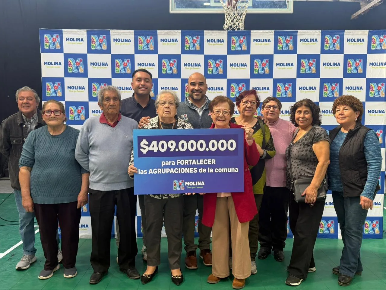 Entregan más de 400 millones de pesos en subvención a organizaciones comunitarias de Molina