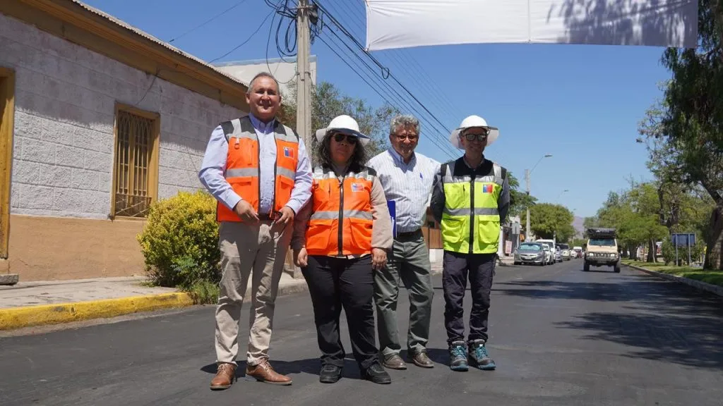 Entregan nuevo recapado de Avenida Las Delicias en Vicuña
