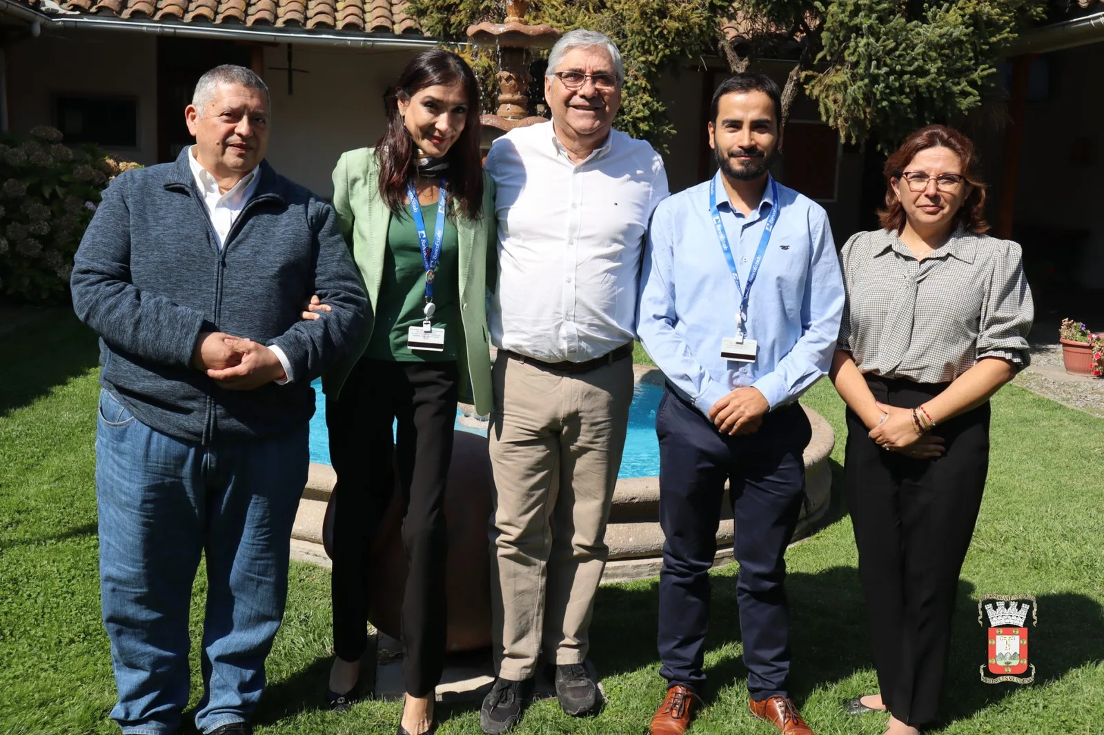 Alcalde de Malloa se reúne con representantes de Banco Estado