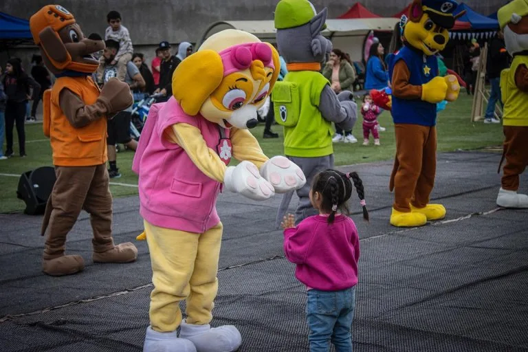 Cerca de 2 mil niños llegaron a la fiesta de la niñez en Andacollo